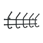 Вешалка настенная "Норма 5" 5 крючков черный