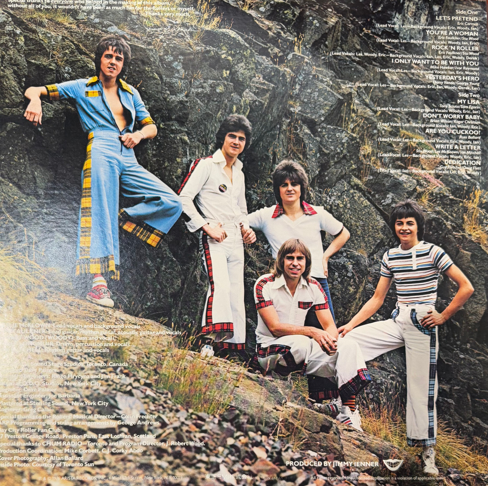 Виниловая пластинка Bay City Rollers ‎– Dedication LP