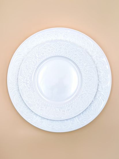 Тарелка десертная 20 см. набор 6 шт. Ажур классик