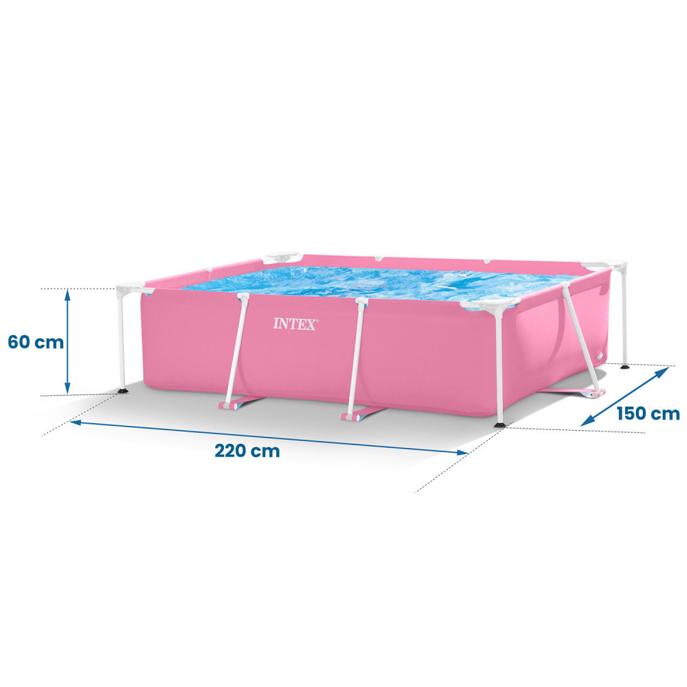 Каркасный бассейн Intex Rectangular Frame 220х150х60 см (28266)