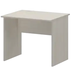Стол с кабель каналом слева А-001.К.ЛВ Ясень шимо 900x730x760 Арго