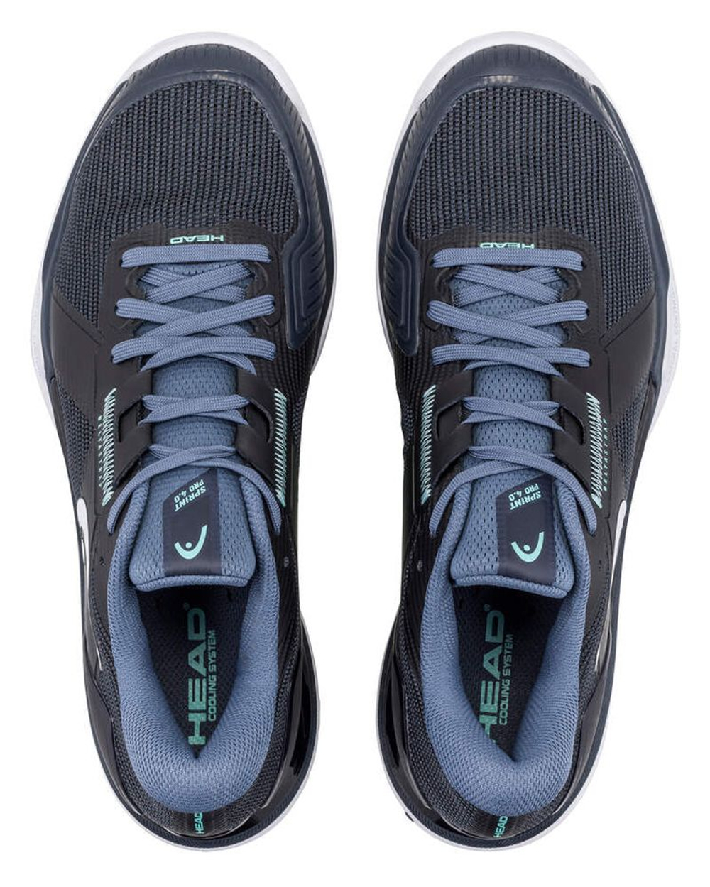 Мужские кроссовки теннисные Head Sprint Pro 4.0 - blueberry/teal