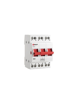 Переключатель трехпозиционный ТПС-63 3P 16А PROxima EKF TPS316
