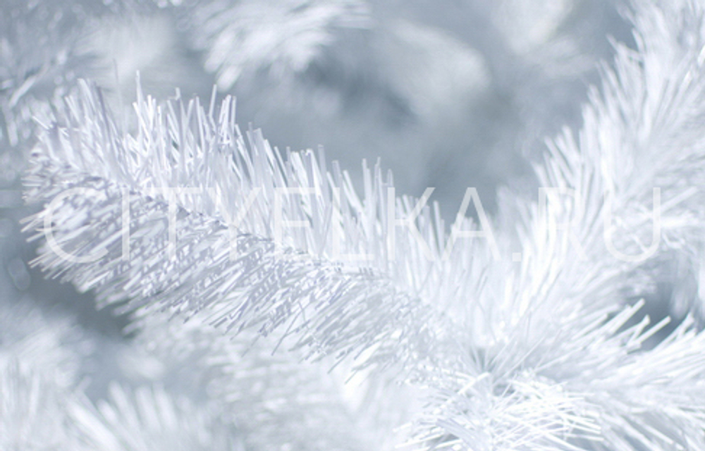 Ель уличная искусственная "Уральская" каркасная белая