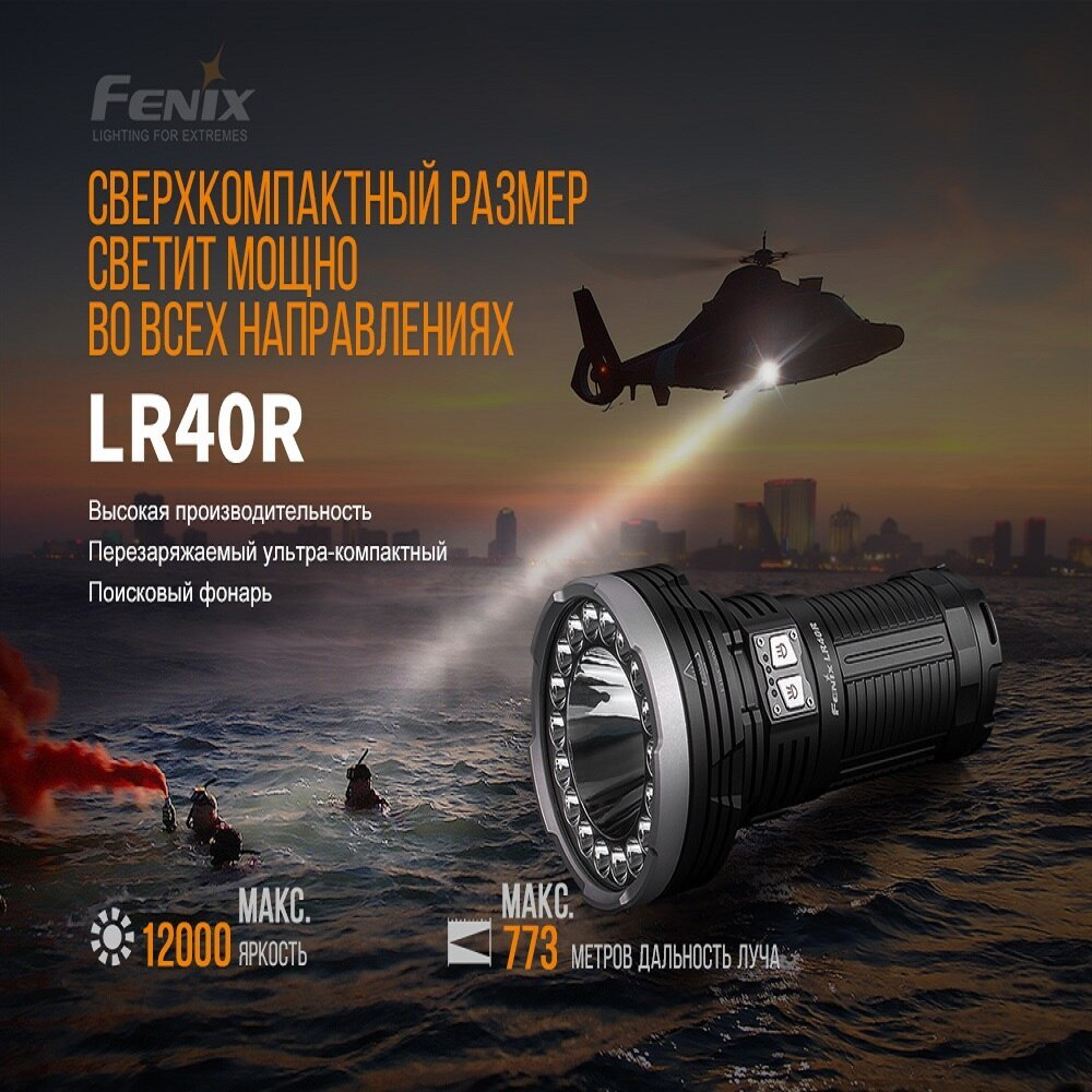 Фонарь Fenix LR40R