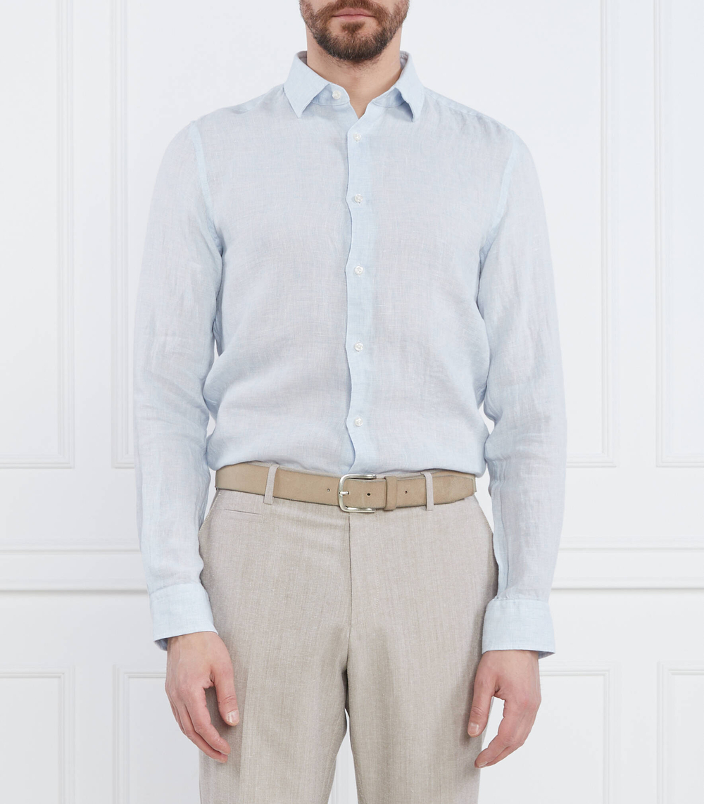 Льняная рубашка Joop! - голубой(30036134)