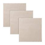 Набор салфеток из микрофибры cozy clean, 30х30 см, бежевые, 3 шт.