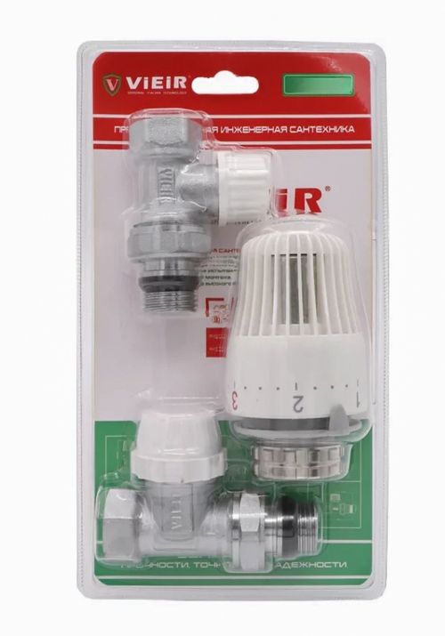 Комплект терморегулирующий 1/2 (ПРЯМОЙ)  ViEiR (30/1шт)