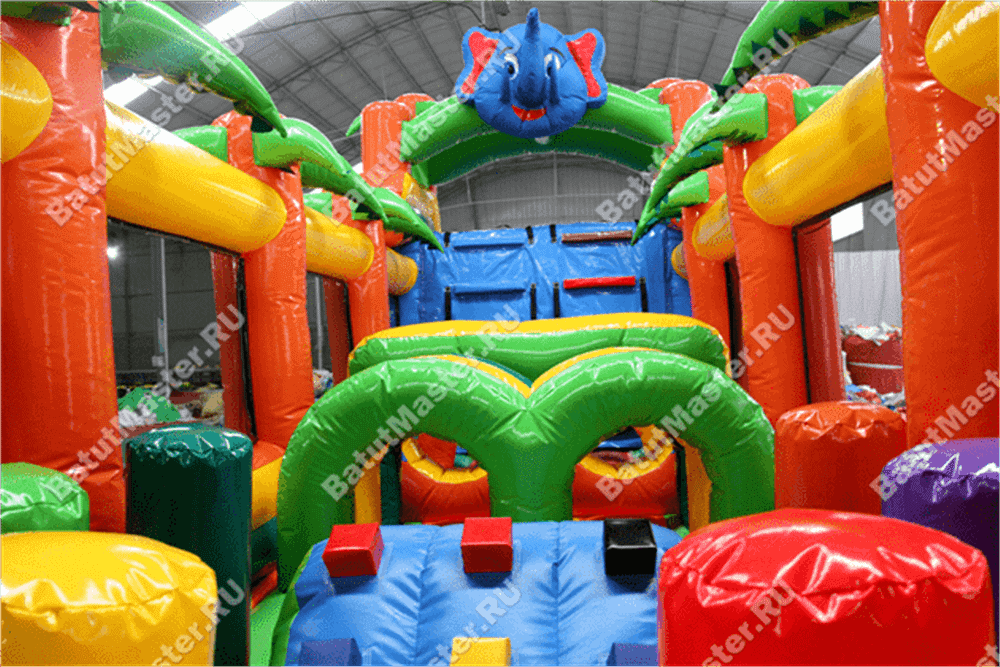 Надувная полоса препятствий "Пальмовый оазис"