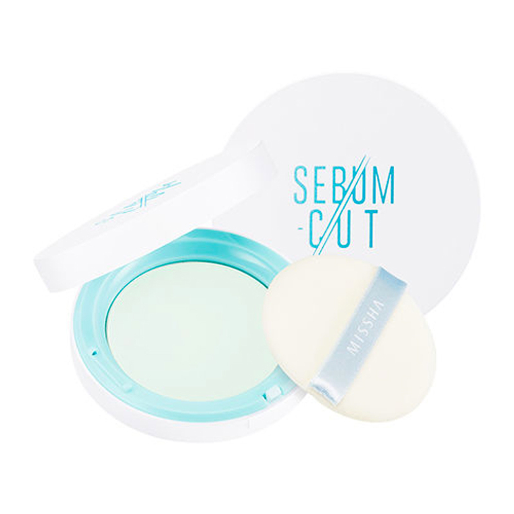 Missha Sebum-Cut Powder Pact № 1 Clean Mint матирующая компактная пудра