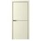 Купить Межкомнатная дверь эмаль Стиль Лайн 2 слоновая кость глухая алюминиевая кромка