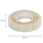 Клейкая лента 12*33, прозрачная, Brauberg