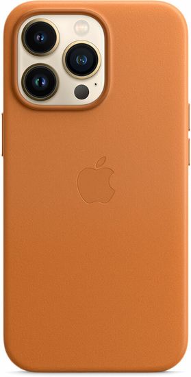 Чехол Apple MagSafe для iPhone 13 Pro, кожа, «золотистая охра»