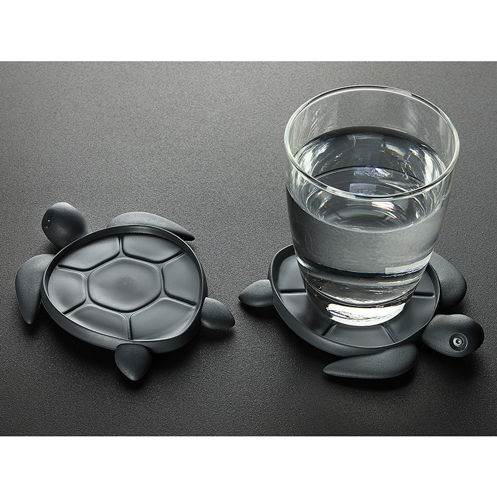Подставка под стаканы save turtle, темно-серая