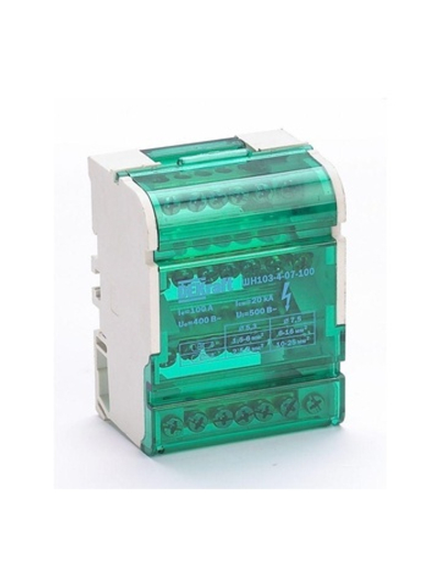 Кросс-модуль ШН-103 на DIN-рейку 4х7 групп 100А DEKraft 32017DEK