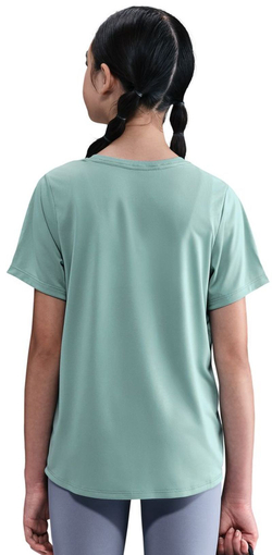 Футболка для девочки Nike Kids One Fitted Dri-Fit Short Sleeve - cannon /white
