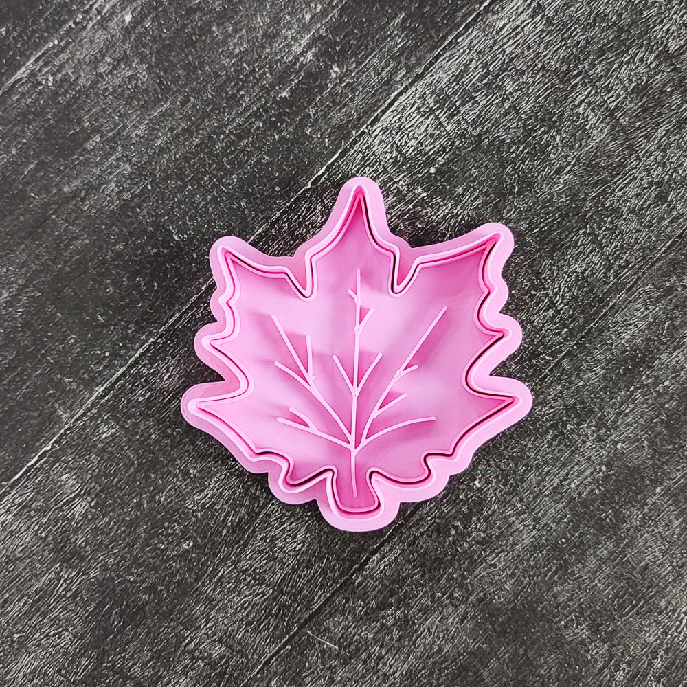 Штамп-кленовый листик