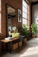 Сумка женская через плечо текстильная зелёная QOZA