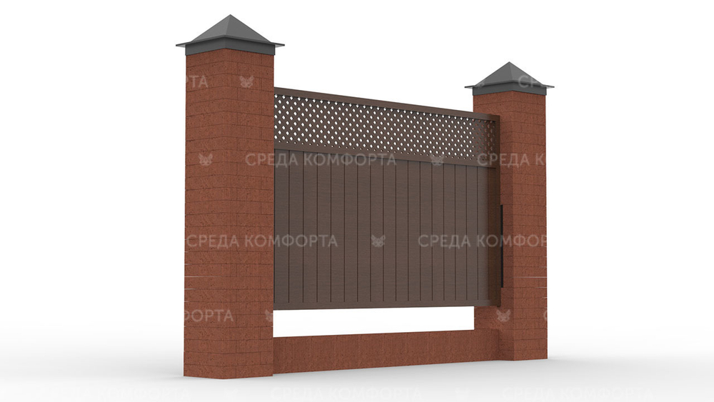 Забор 3Д ZBR0092