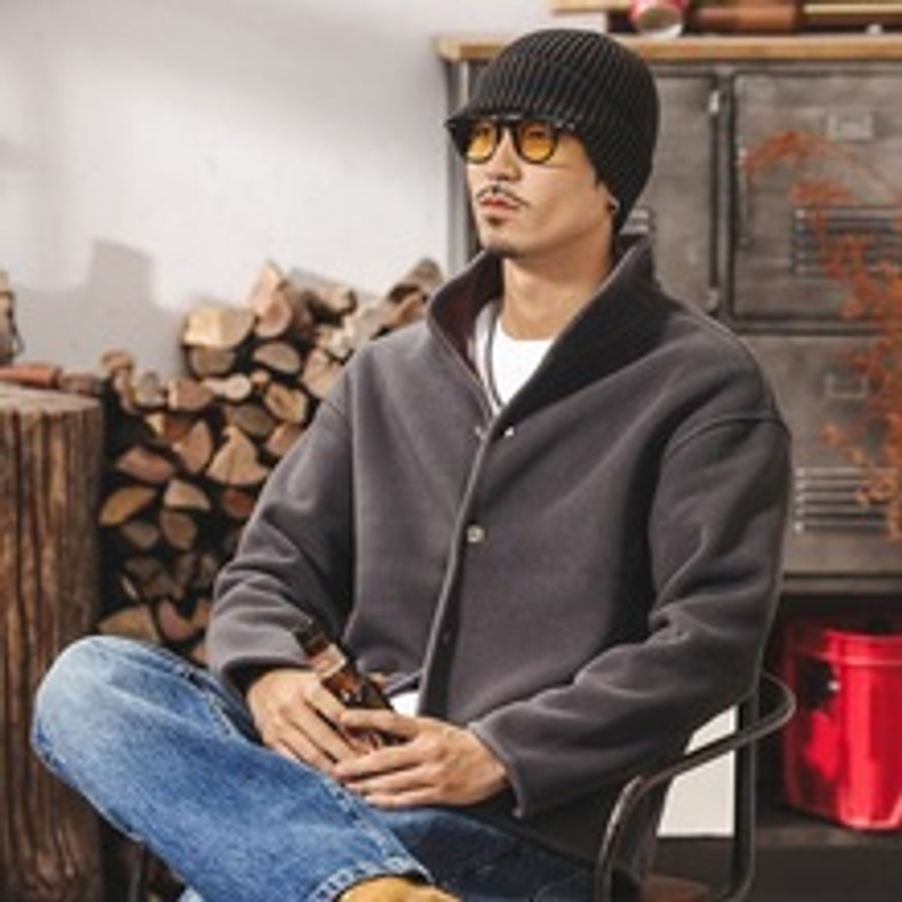 Уличная флисовая куртка для мужчин, зимняя утолщенная внутренняя повседневная куртка из полярного флиса для мужчин