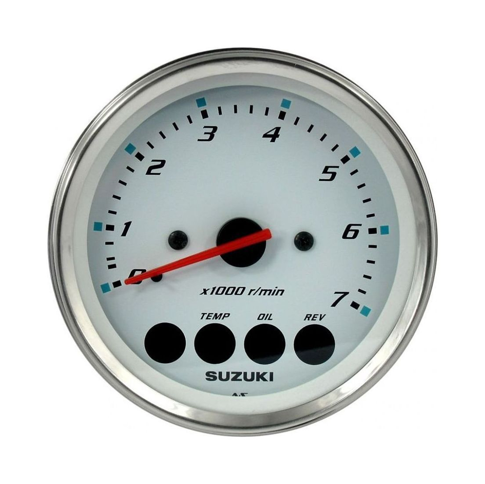 Тахометр 4", 7000 об/мин, Suzuki DF25-250, белый