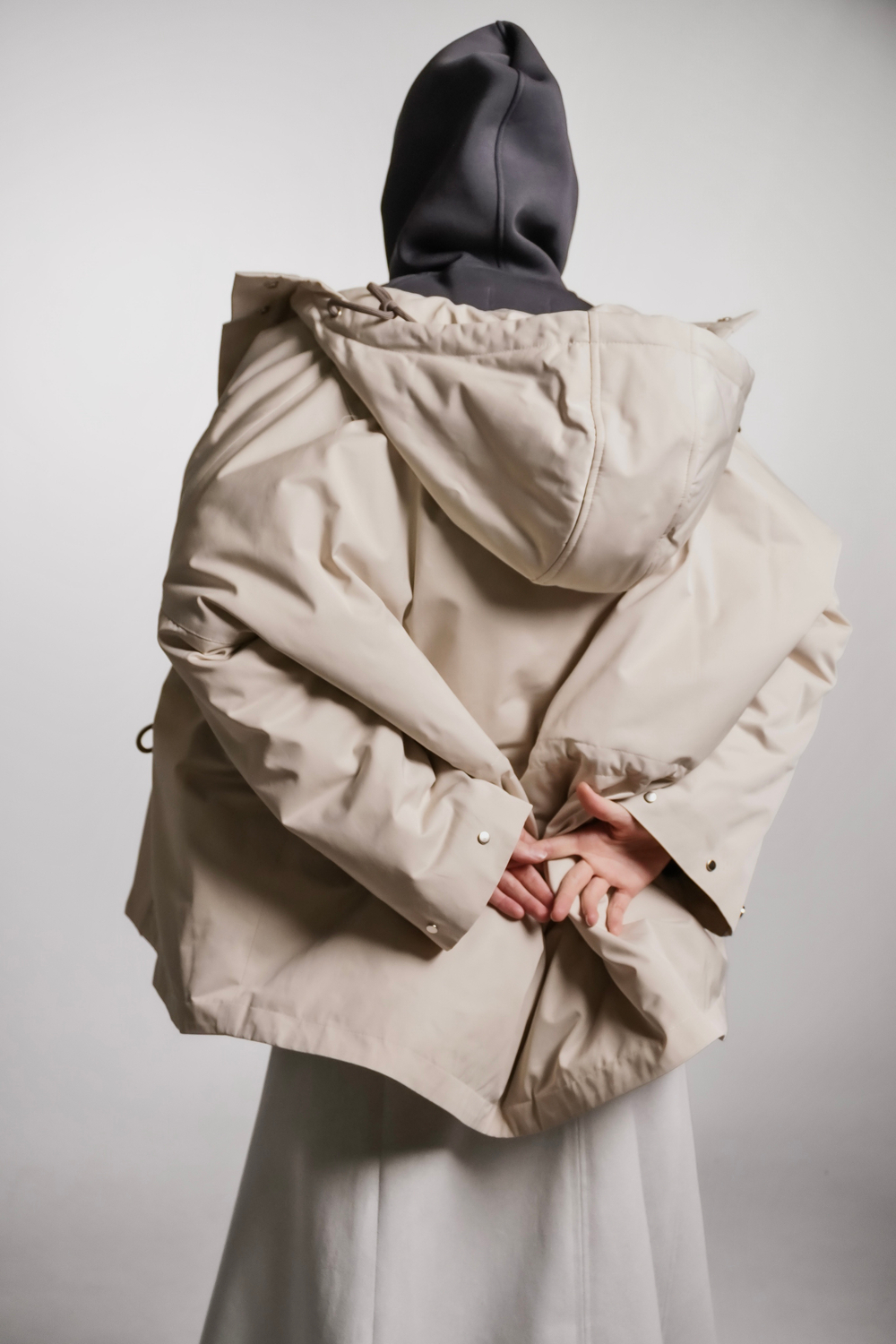 Худи 2.0 из футера с начесом "Графит"