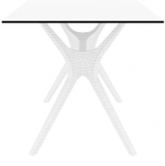 Стол пластиковый Siesta Contract Ibiza Table 140, белый