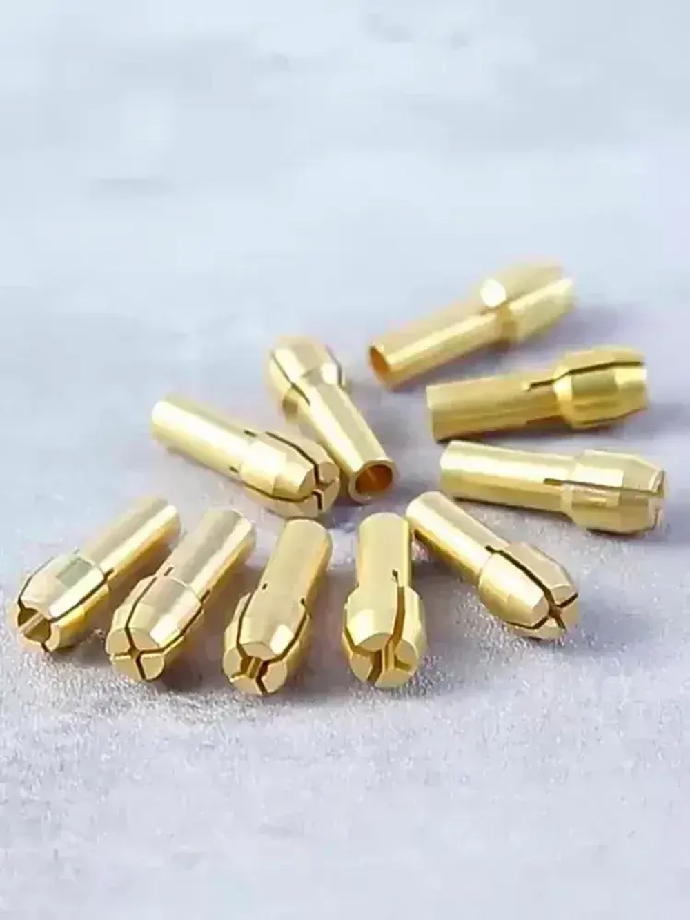 Цанги для гравера набор хвостовик 4,8 с гайкой М8