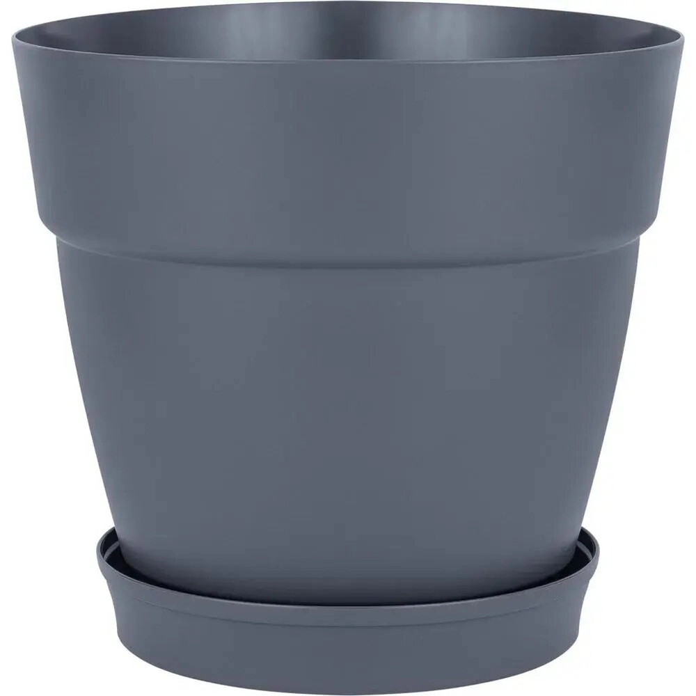 Горшок для цветов InGreen Villa de Fiori, фикс.поддон 48л, D465мм, на колесиках,вулканичес