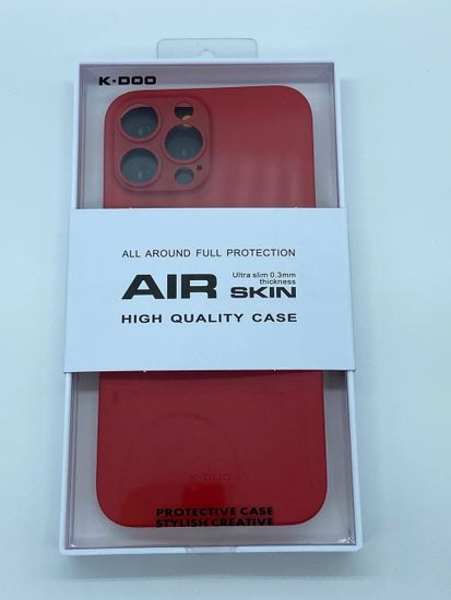 Чехол-накладка K-DOO AIR SKIN Ультратонкий Для Apple iPhone 13 Pro (6.1) Red (красный)