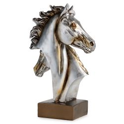 ФИГУРКА ДЕКОРАТИВНАЯ "БЮСТ ЛОШАДЕЙ" 19*9,3*28,5 СМ