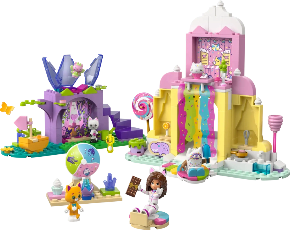 Конструктор LEGO Gabby's Dollhouse 11205 Гора сладостей и Кошачий сад