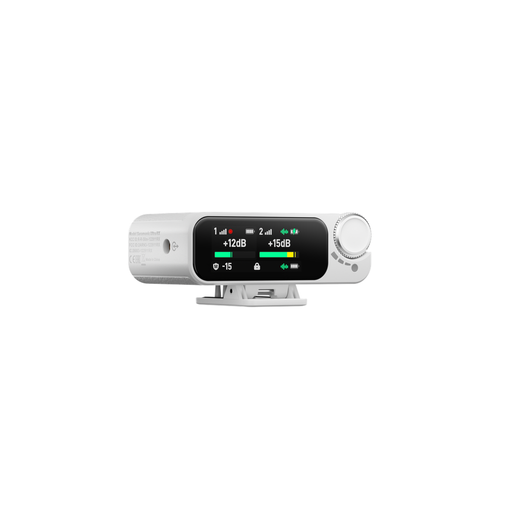 Радиосистема Saramonic Ultra 02 (TX+TX+RX) приемник + 2 передатчика универсальная, белая