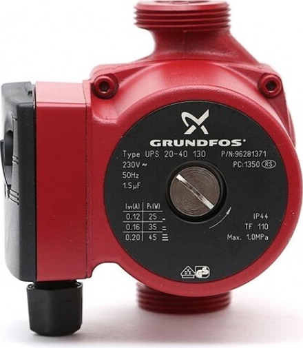 Насос циркуляционный GRUNDFOS UPS 20- 40 130 96281371 НС-0027416