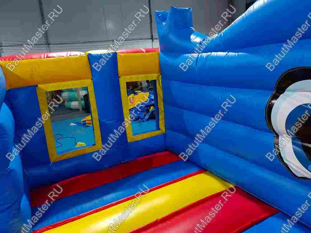 Коммерческий надувной батут "Морское царство 3", размер 3,7*2,5*2,5 м