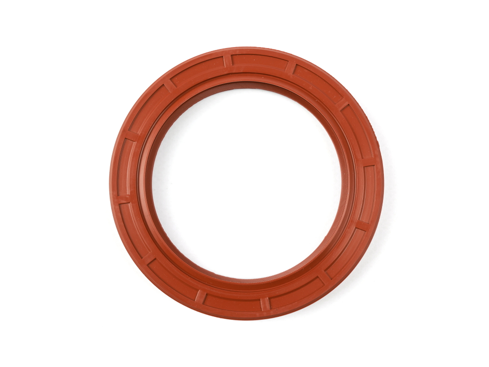 Сальник 75х102х10 а/м КАМАЗ коленчатого вала передняя (красный с пружиной/NBR) Резинотехника г. Балаково ( ОЕ 740.1005034-04 к.(NBR) )