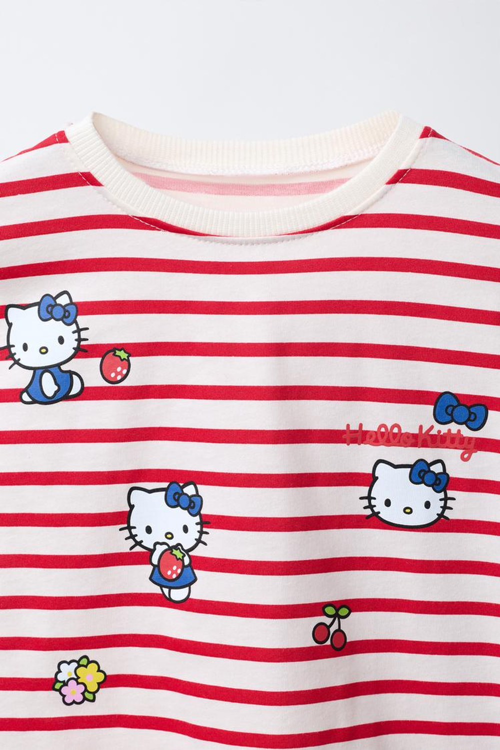 ZARA ФУТБОЛКА В ПОЛОСКУ HELLO KITTY © SANRIO, ПОЛОСКИ