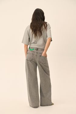 Джинсы (Как у Керри), серые с перфорацией