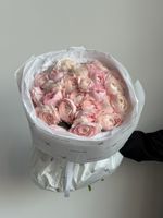 Букет из ранункулюсов в розовом оттенке 25 шт