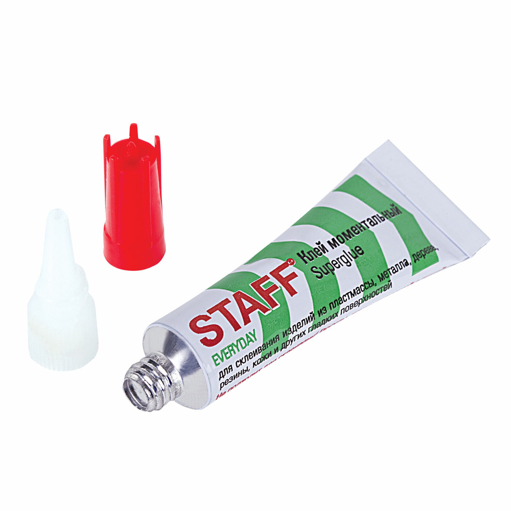 Клей секундный STAFF, 3 гр (супер-клей)