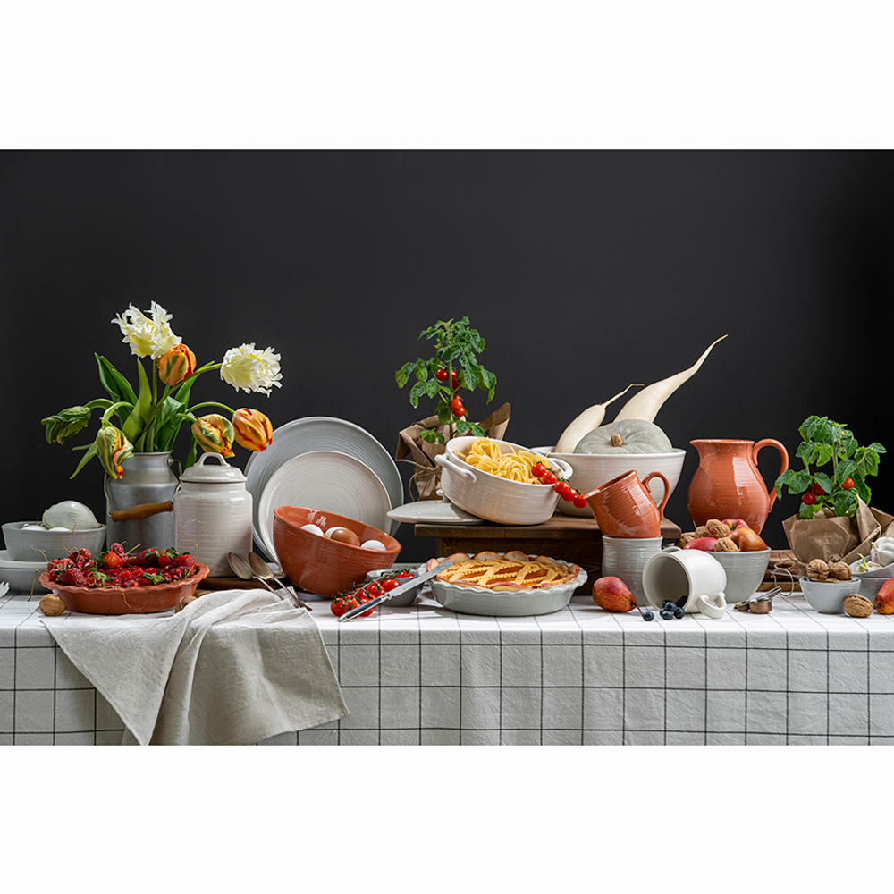 Блюдо для запекания in the village, D27 см, оранжевое