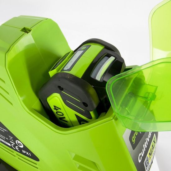 Культиватор аккумуляторный GREENWORKS G40TLK4 27087VB