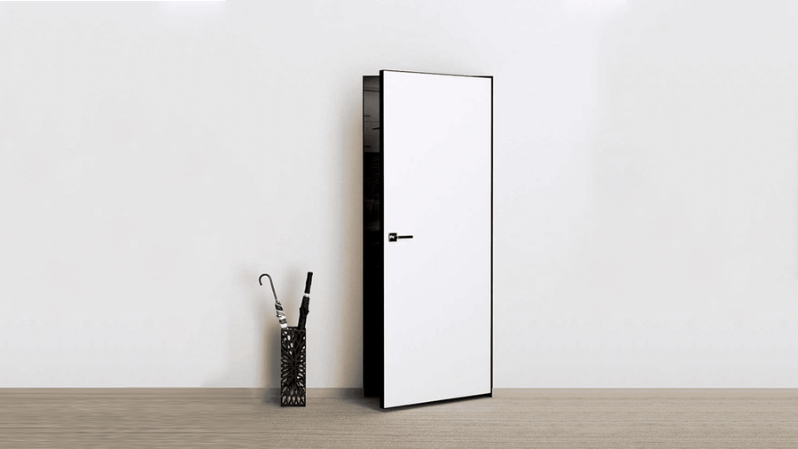 Как снять дверь скрытого монтажа?