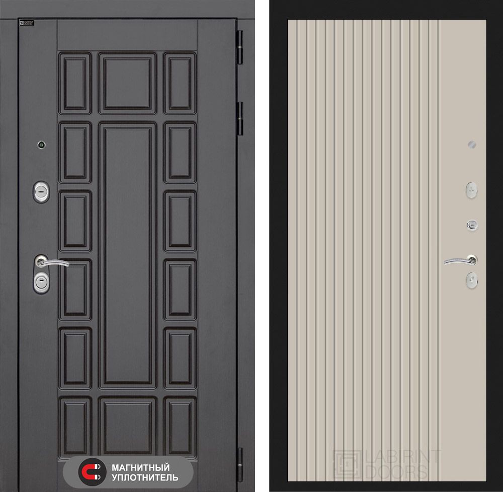 Входная дверь Лабиринт НЬЮ-ЙОРК - 29 Капучино