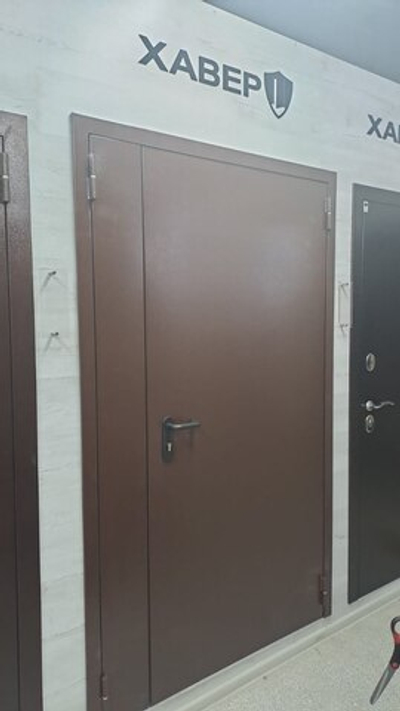 Дверь входная Хавер-С противопожарная EI-60 RAL 8017 нестандарт