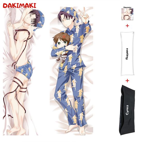 Дакимакура Леви Атака Титанов арт. 0711