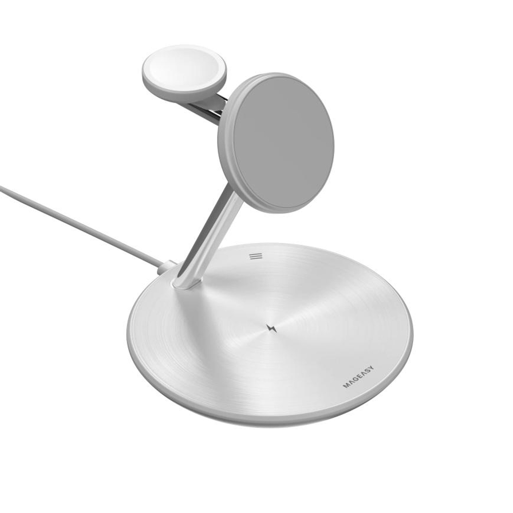 Зарядная станция MagSafe MAGEASY для iPhone, Apple Watch и AirPods