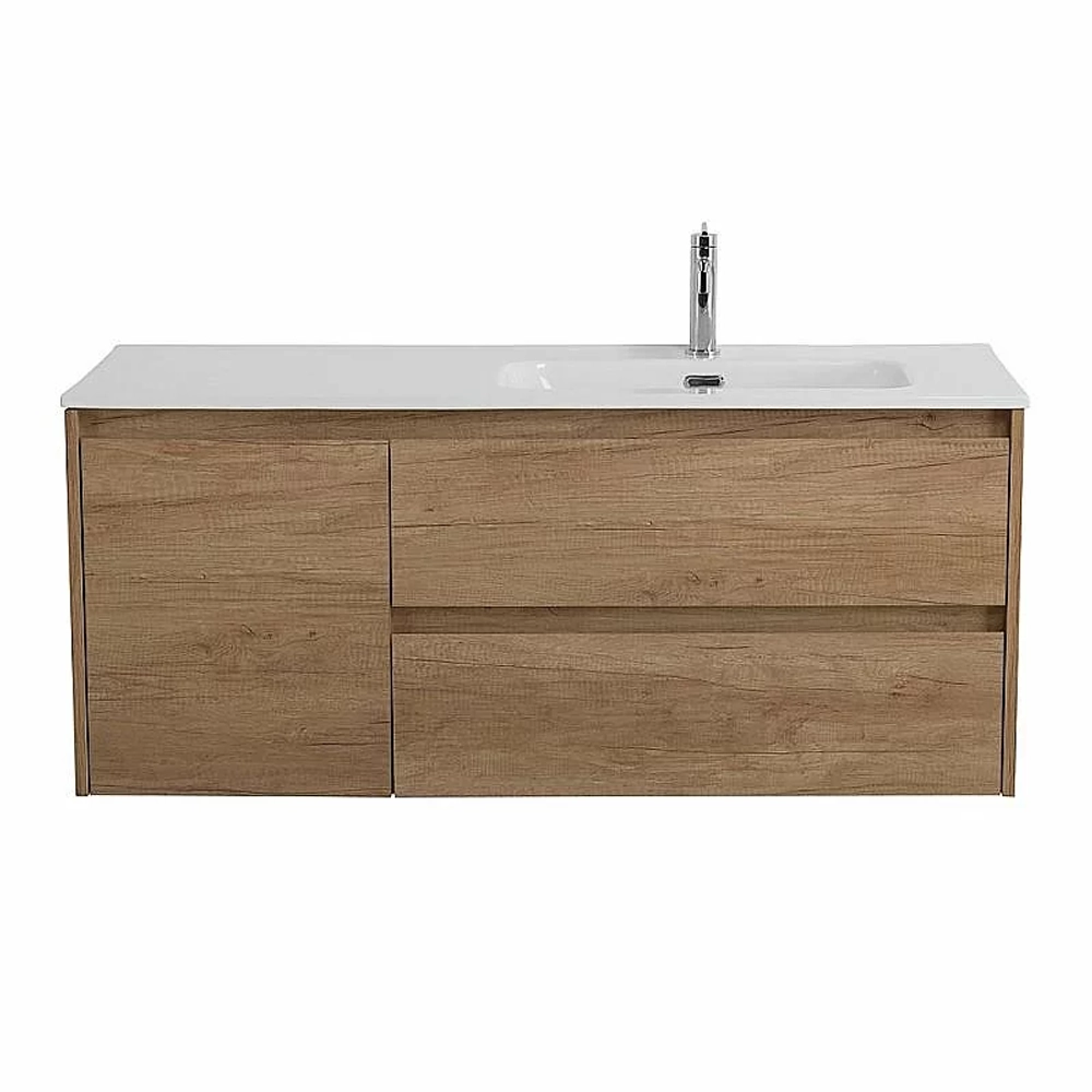 Тумба с раковиной BelBagno KRAFT 2C-1A 120 натуральный дуб небраска