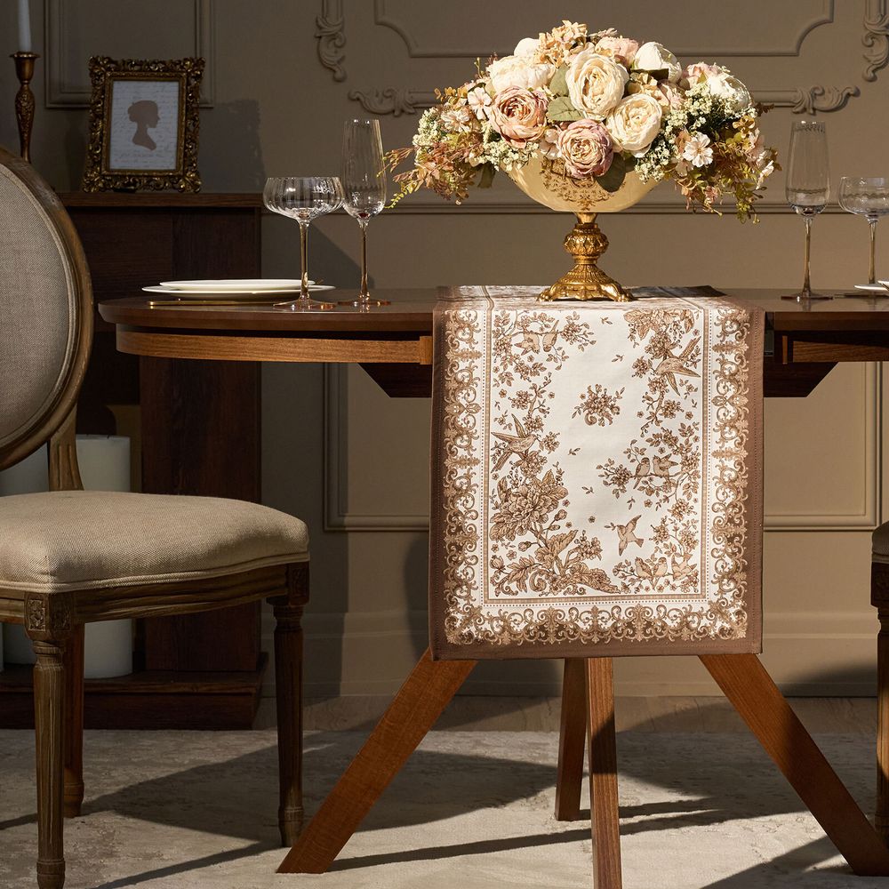 ДОРОЖКА " ROYAL GARDEN" 40Х146СМ ,БЕЛЫЙ ,100% ХЛОПОК ,ТВИЛ С ПРОПИТКОЙ