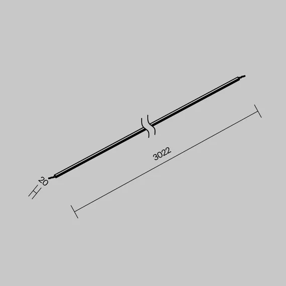 Уличная токоведущая лента Elasity IP 3м Outdoor o-tr001-pl-l3